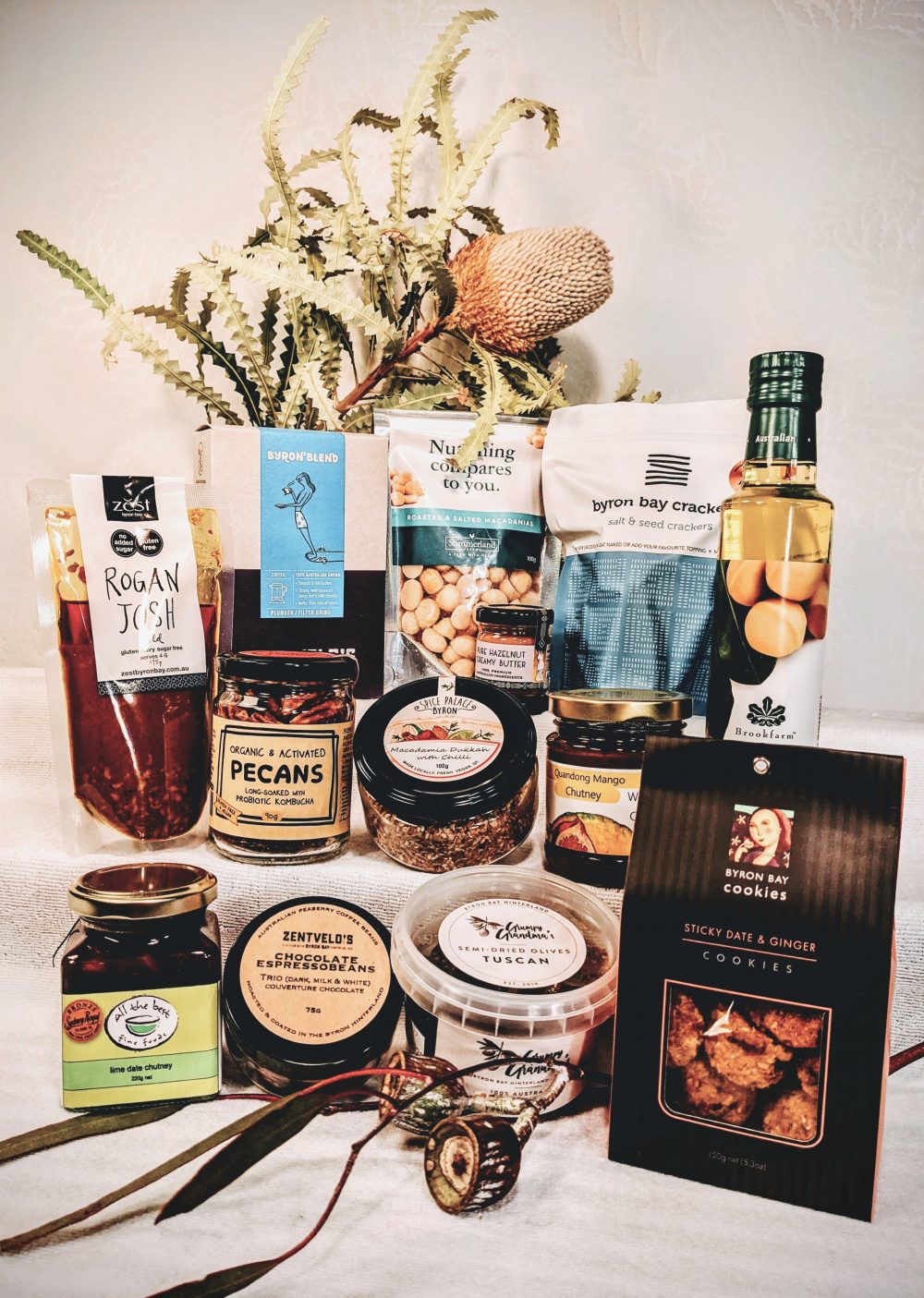 Flavours Our Flavours of Byron Bay hamper is the perfect ‘food tour in a basket’ of the Byron region. Savour the flavours of Byron Bay