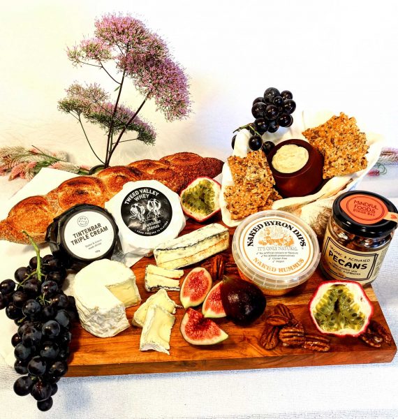Cheese Hampers!!! Get in touch to organise special chilled hampers – with delicious local dips, cheeses and more? We deliver chilled locally in Byron Bay and the surrounding regions.
